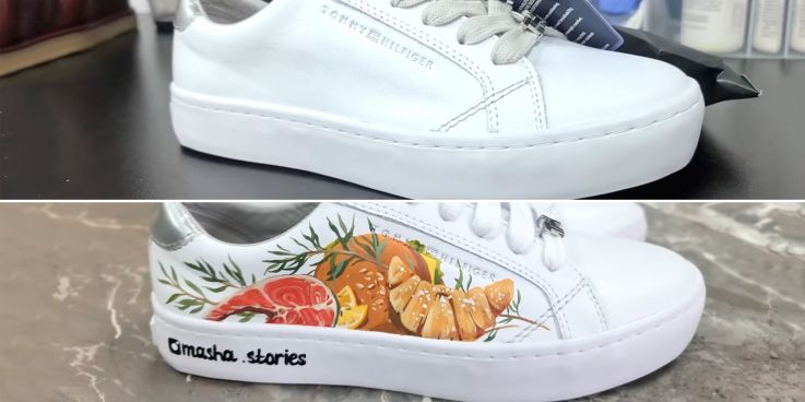 До и после: Кастомизация обуви