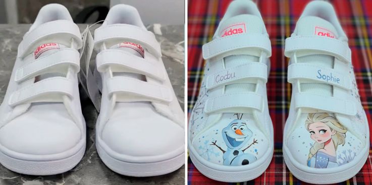 До и после: Кастомизация детской обуви